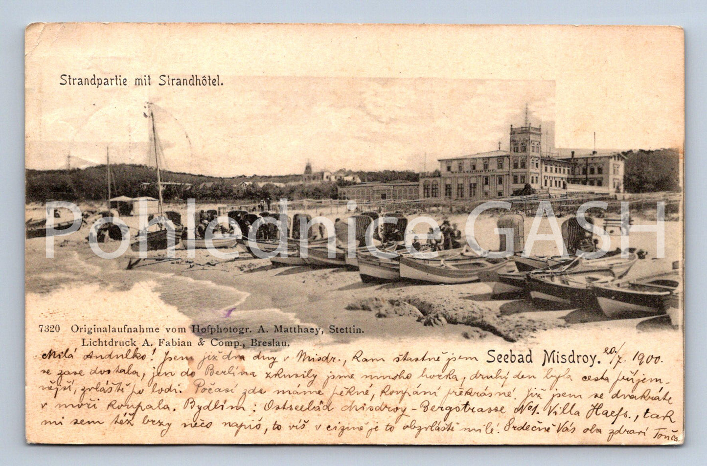 Pohlednice SEEBAD MISDROY (ST12216)