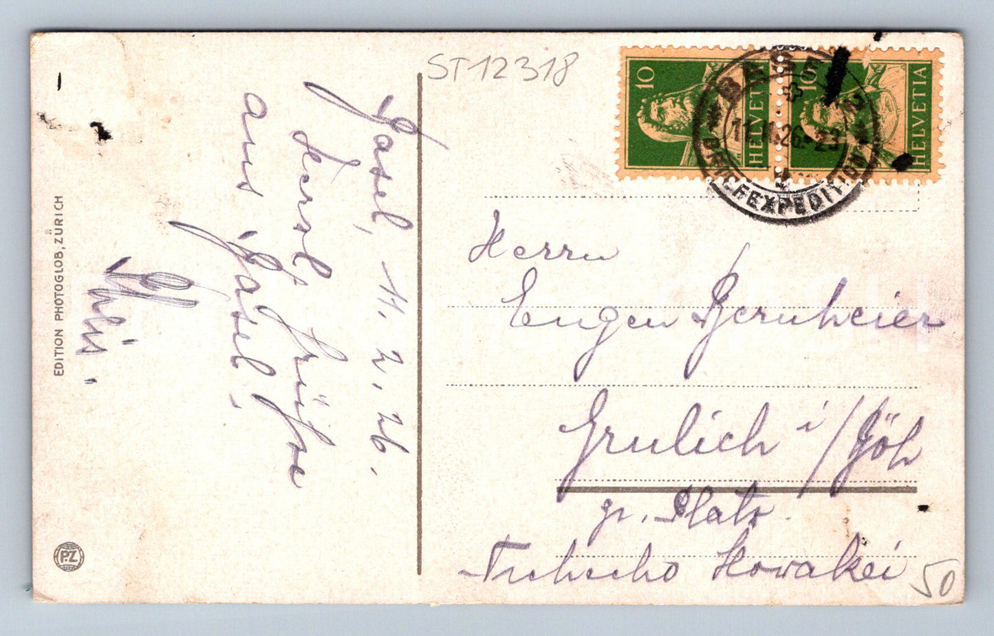 Postcard BASEL (ST12318)