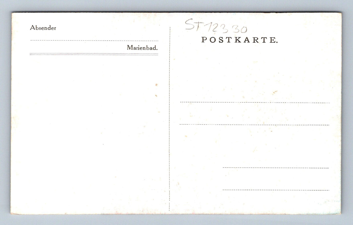 Postcard BUEN RATIRO (ST12330)