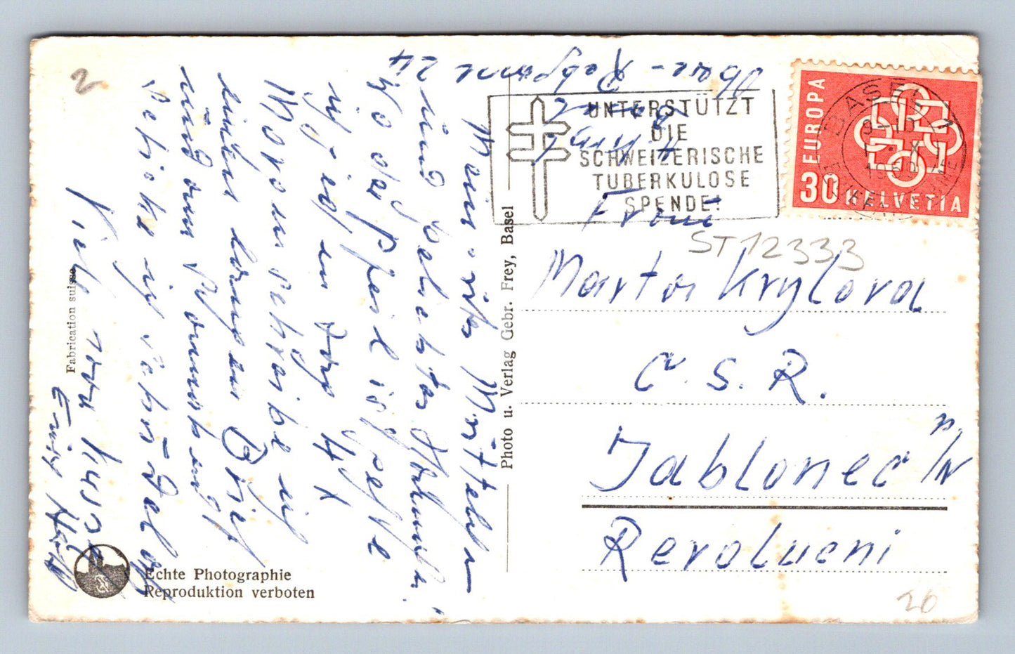 Pohlednice BASEL (ST12333)