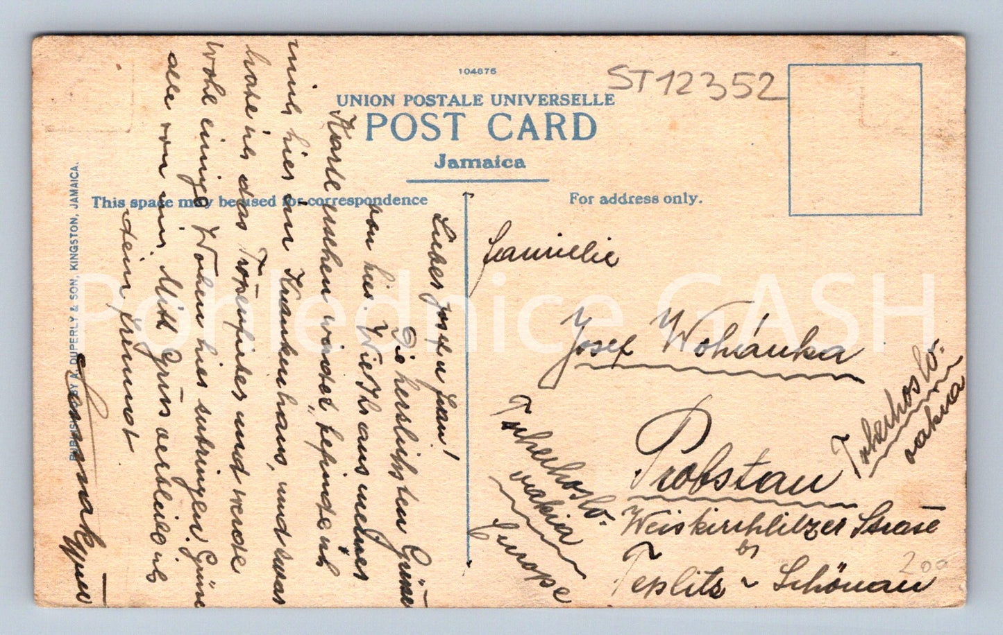 Pohlednice PORT ANTONIO (ST12352)