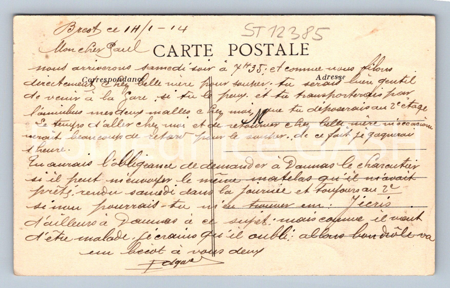 Pohlednice BREST (ST12385)