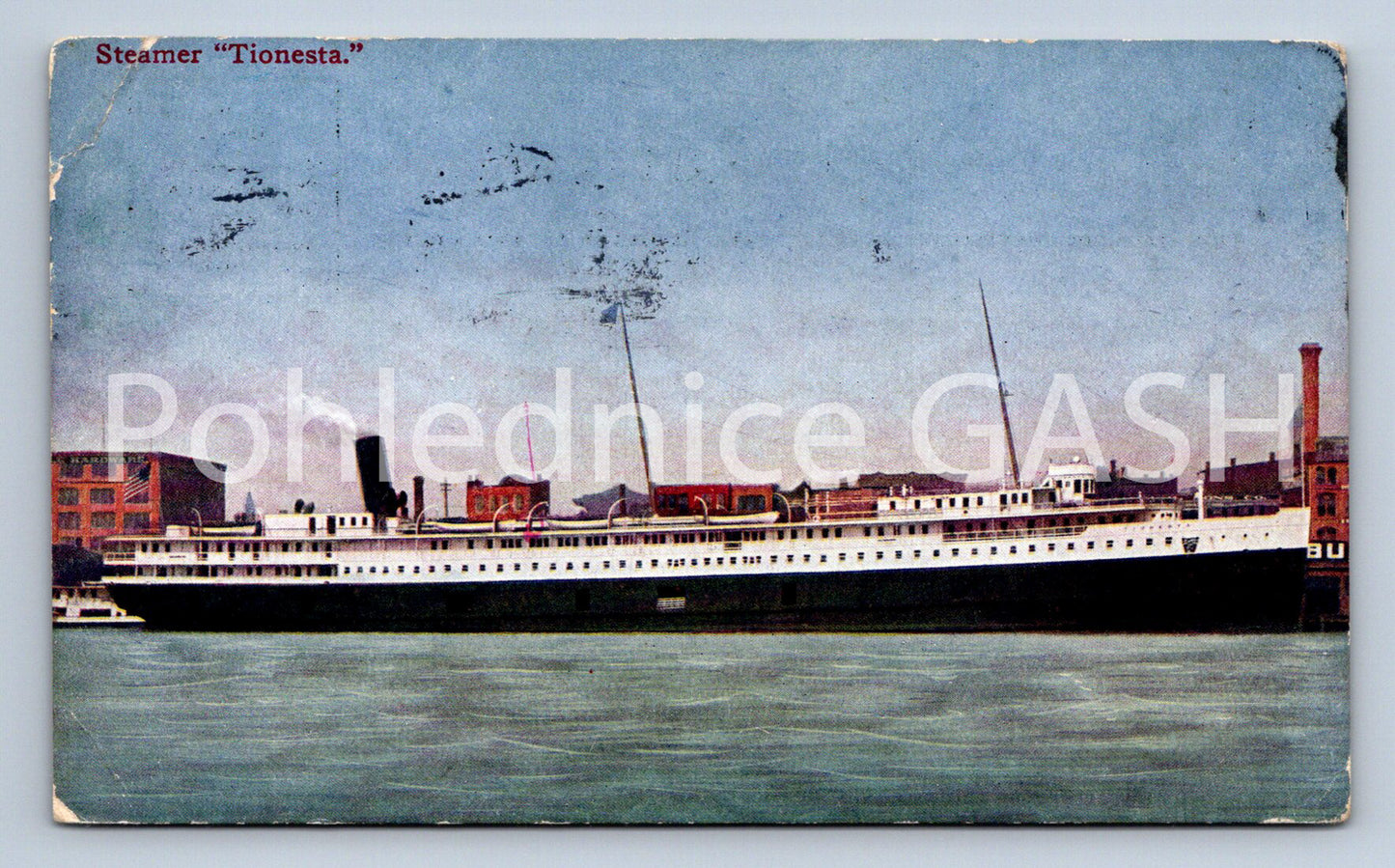 Pohlednice STEAMER - TIONESTA (ST12390)