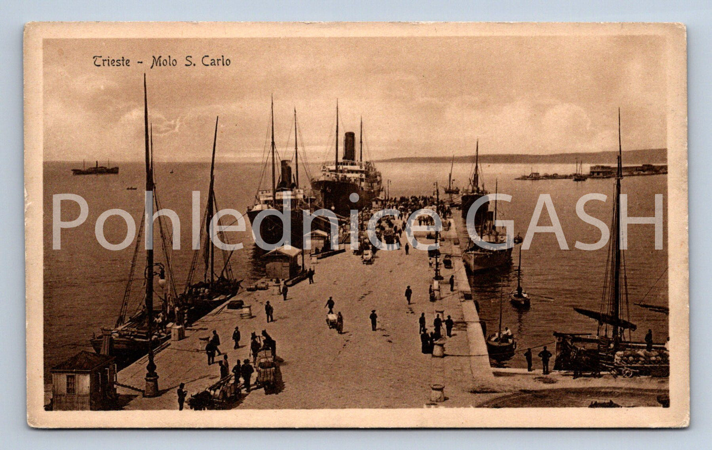 Pohlednice TRIESTE - MOLO S. CARLO (ST12393)