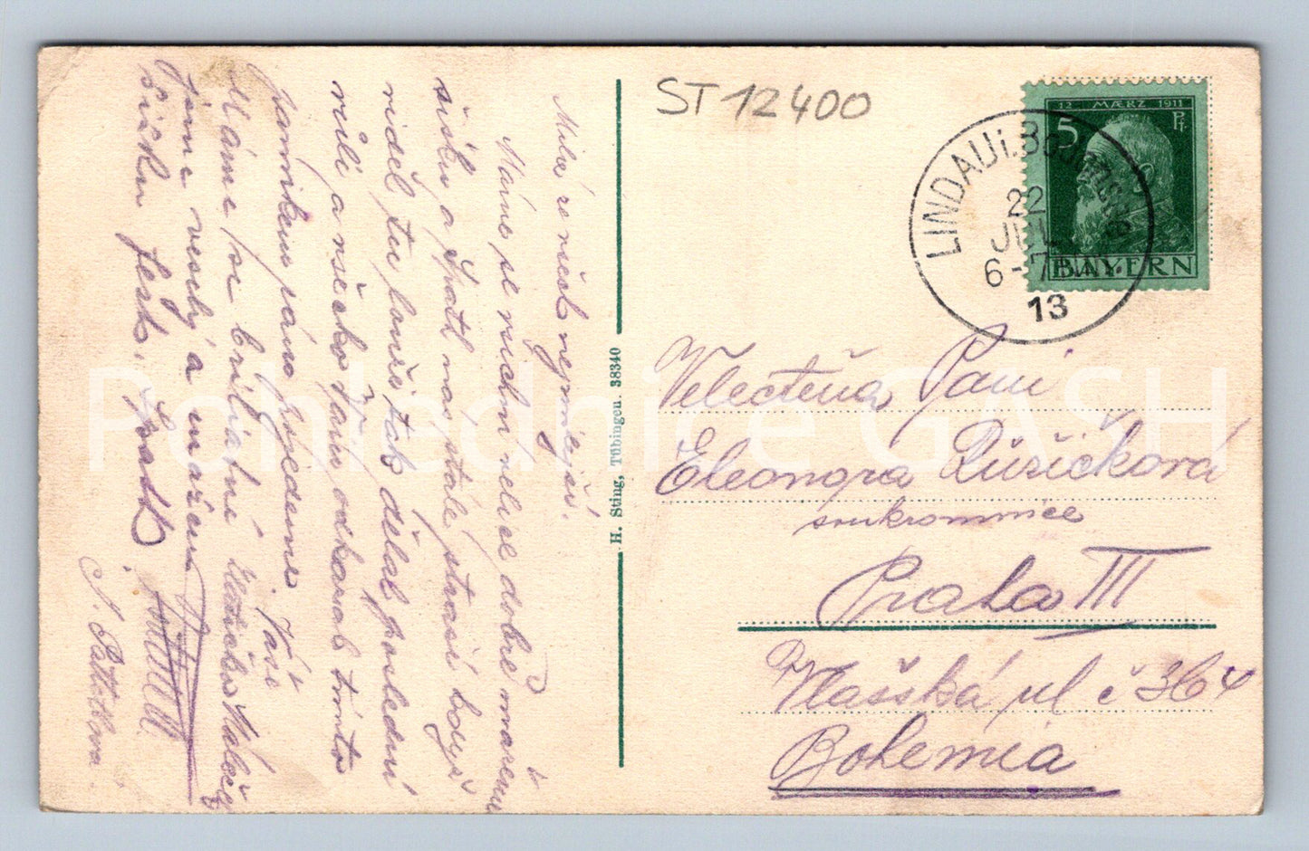 Pohlednice LINDAU I. B. (ST12400)