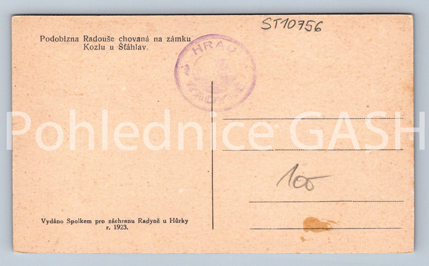 Pohlednice VĚRNÉ VYOBRAZENÍ UKRUTNÉHO MUŽE (ST10756)