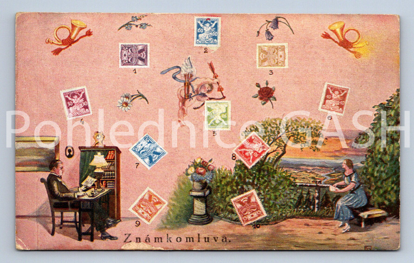 Pohlednice ZNÁMKOVMLUVA (ST10762)