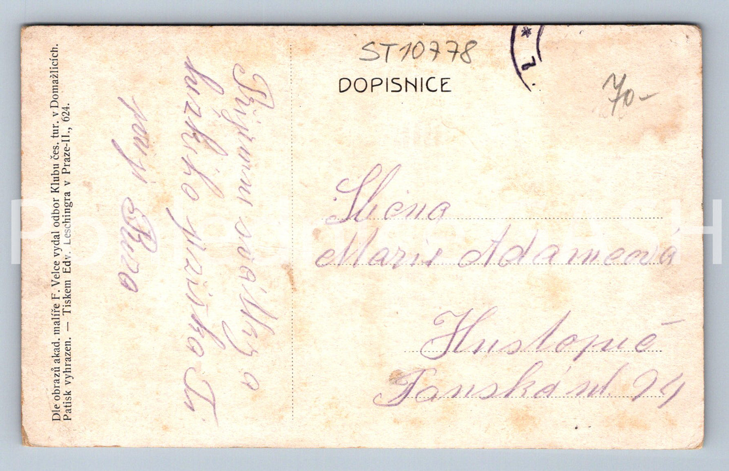 Pohlednice Z CHODSKA (ST10778)