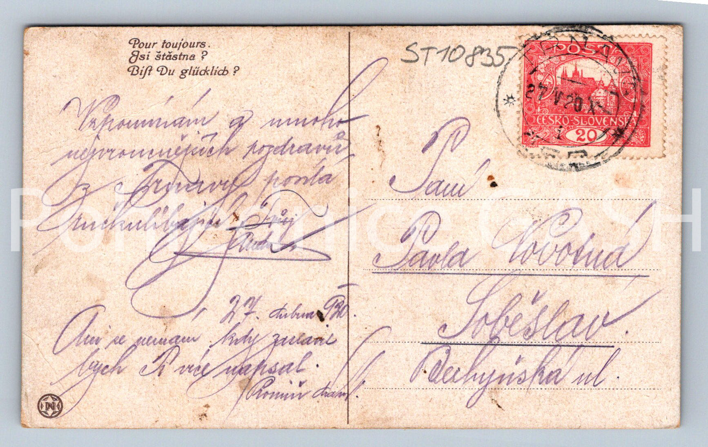 Postcard ARE YOU HAPPY? (ST10835)