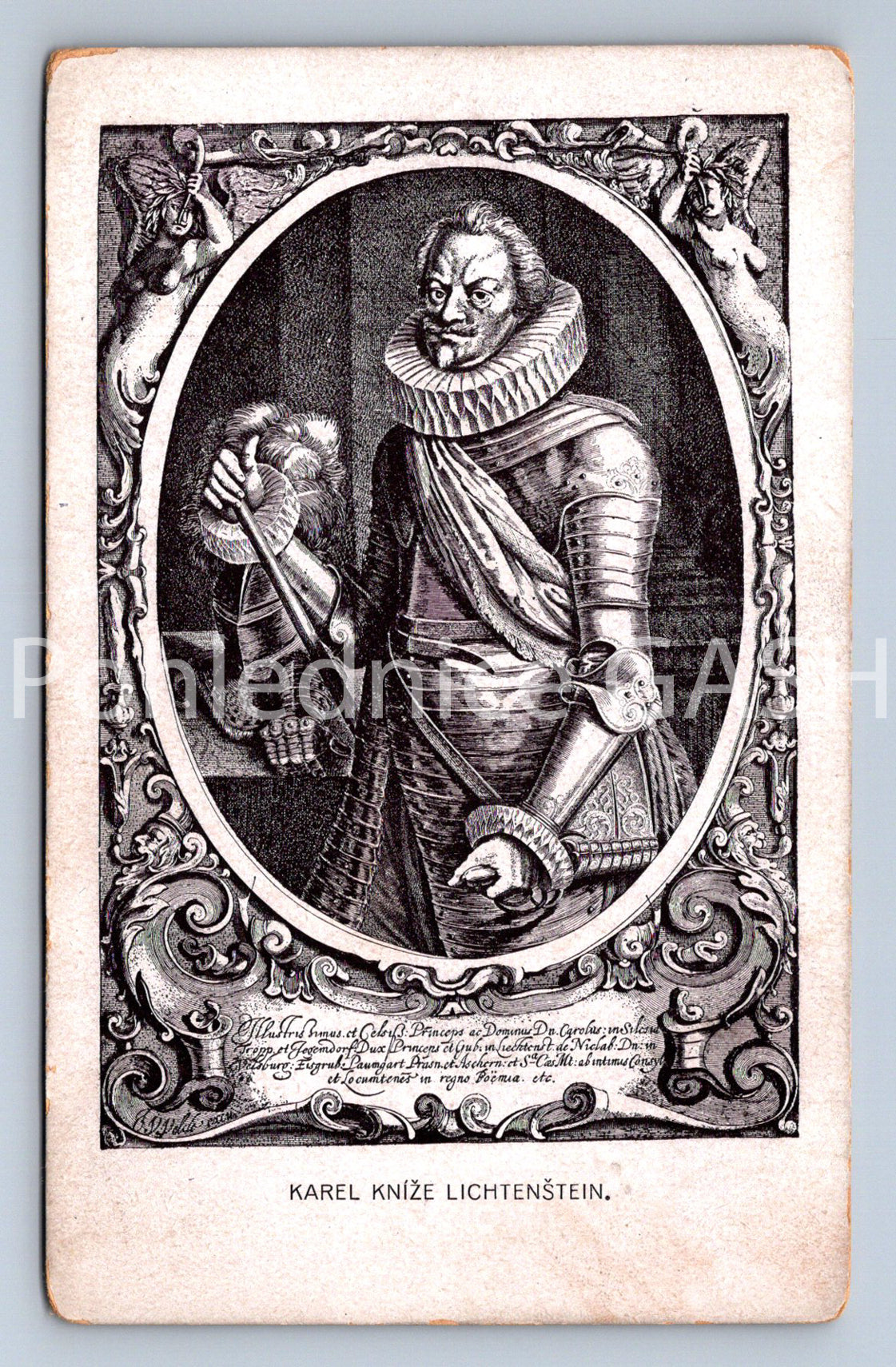 Pohlednice KAREL KNÍŽE LICHTENŠTEIN (ST10931)