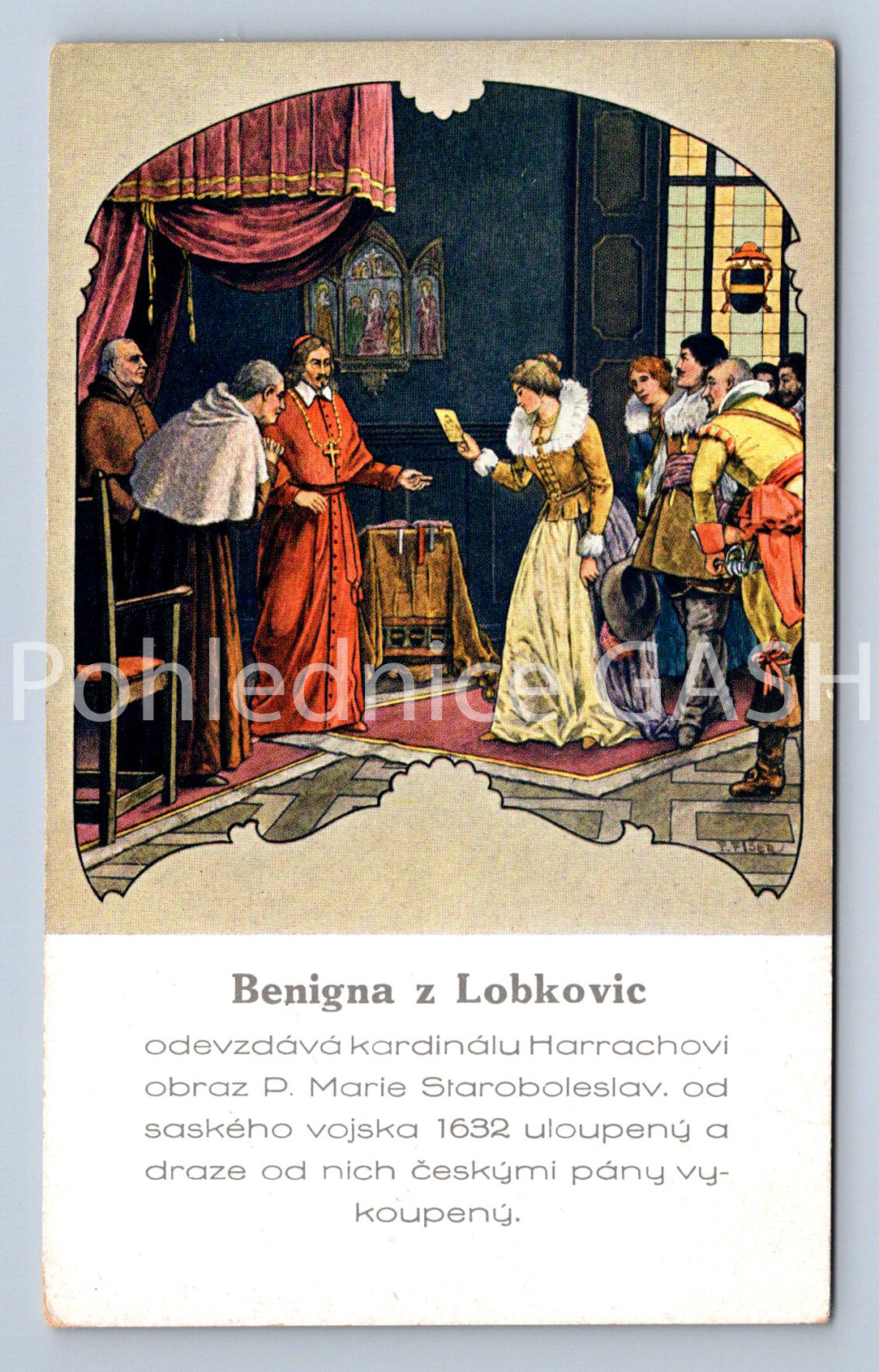 Pohlednice BENIGNA Z LOBKOVIC (ST10936)