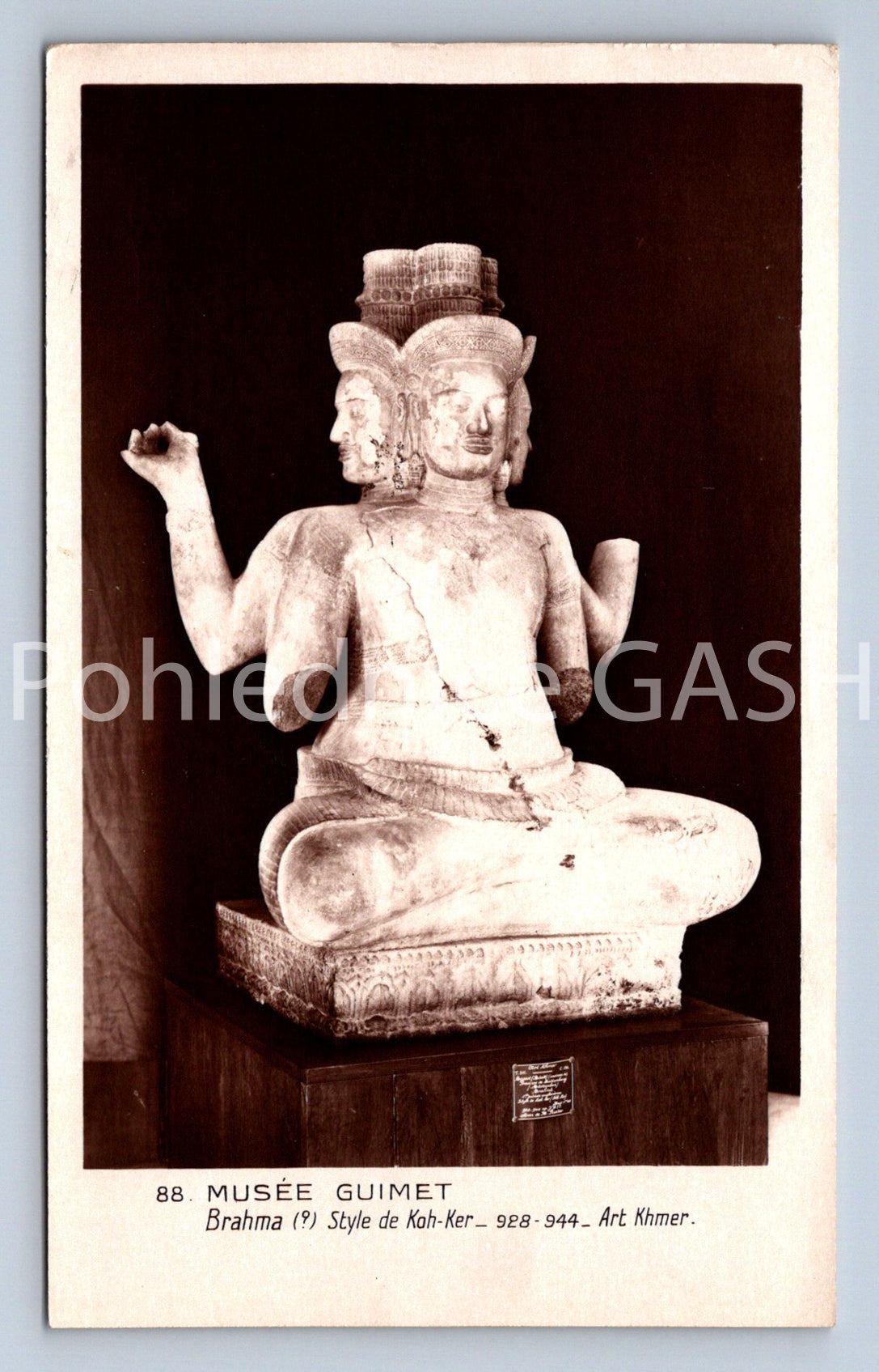 Pohlednice MUSÉE GUIMET - BRAHMA (ST10946)