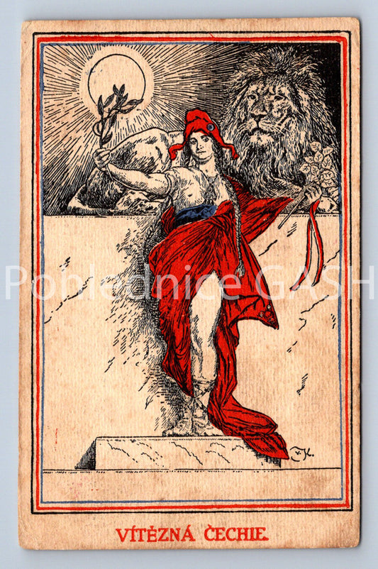 Pohlednice VÍTĚZNÁ ČECHIE (ST10955)