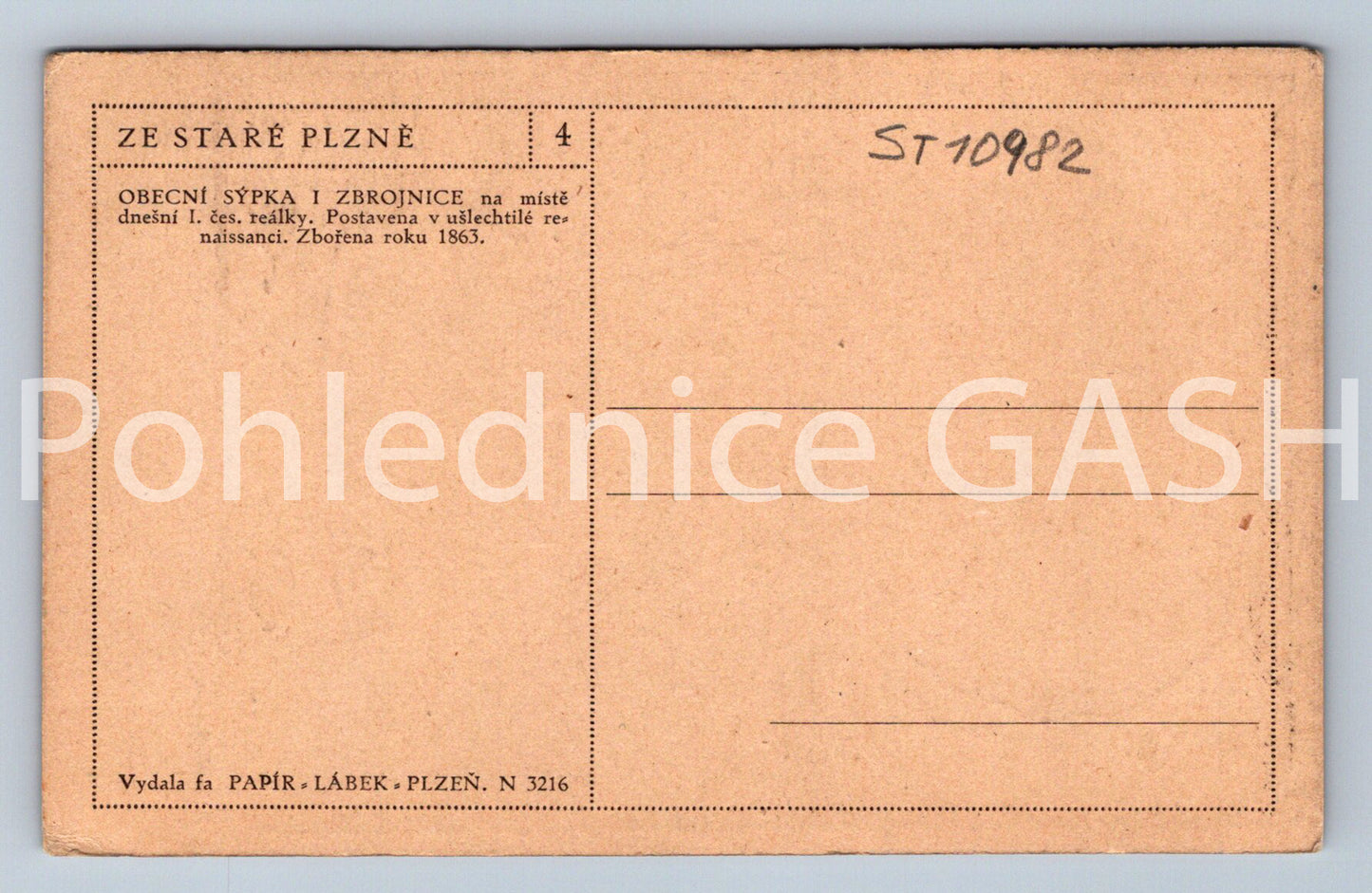 Pohlednice K. VOLTUČKA - STARÁ ZBROJNICE (ST10982)