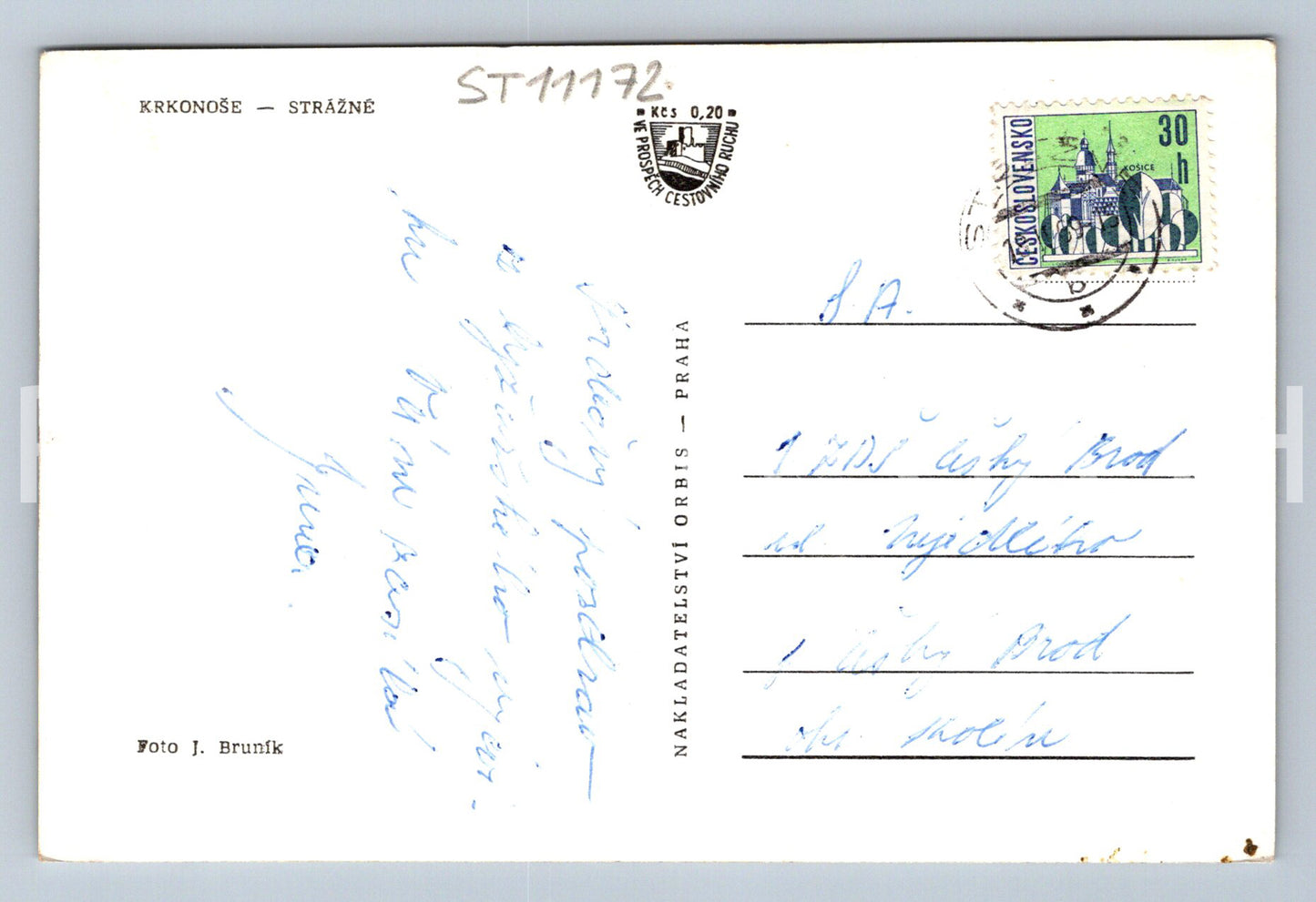 Pohlednice KRKONOŠE - STRÁŽNÉ (ST11172)