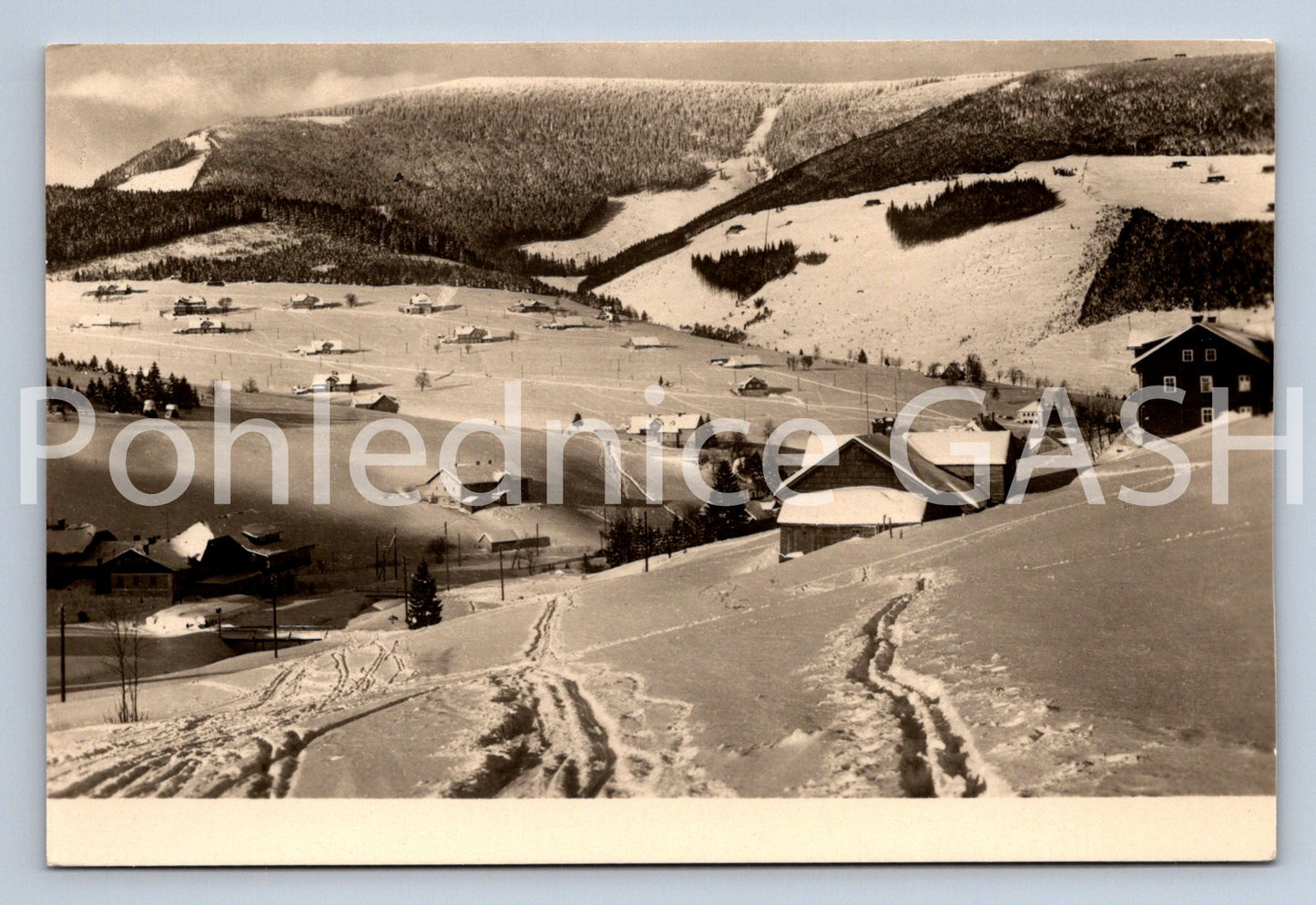 Pohlednice KRKONOŠE - PEC POD SNĚŽKOU (ST11186)