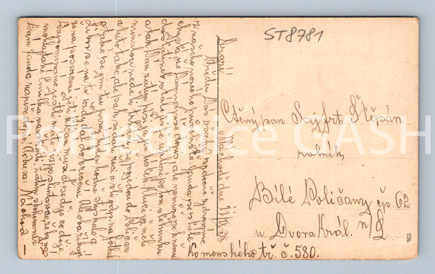 Pohlednice NÁCHOD (ST8781)