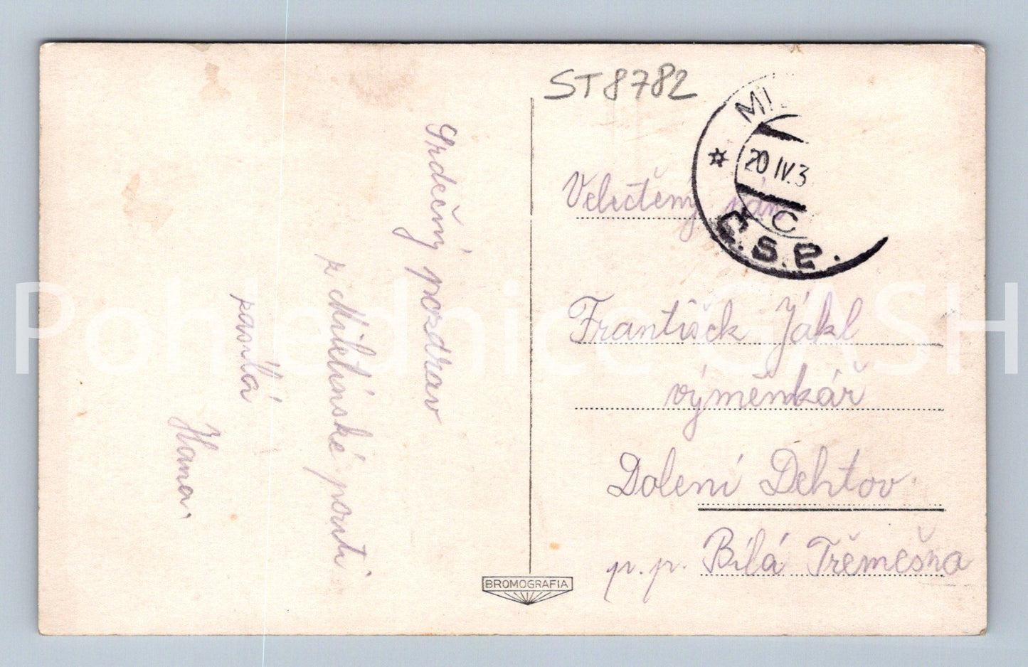 Pohlednice MILETÍN (ST8782)