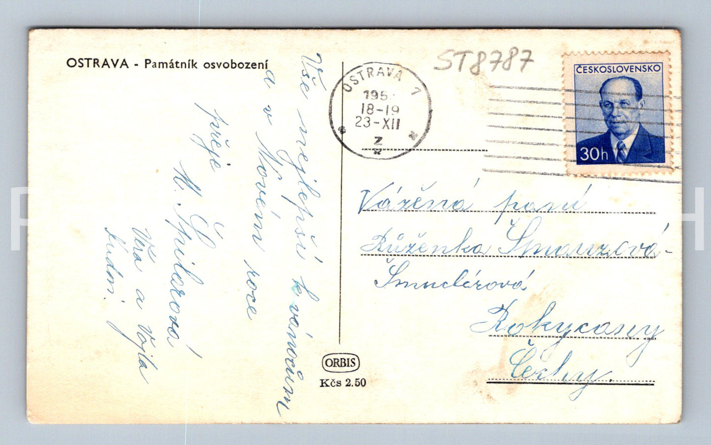 Pohlednice OSTRAVA (ST8787)