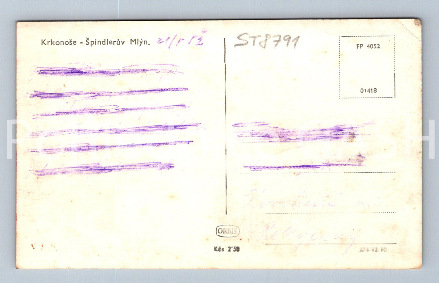 Pohlednice KRKONOŠE (ST8791)