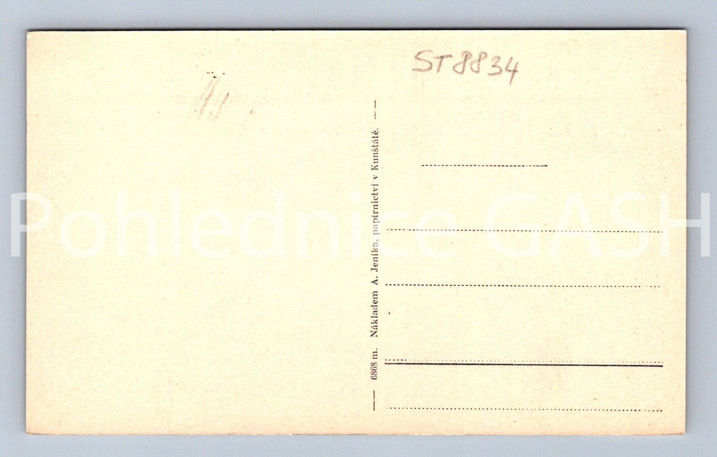 Pohlednice KUNŠTÁT (ST8834)