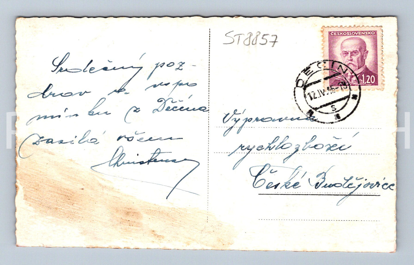 Pohlednice DĚČÍN (ST8857)