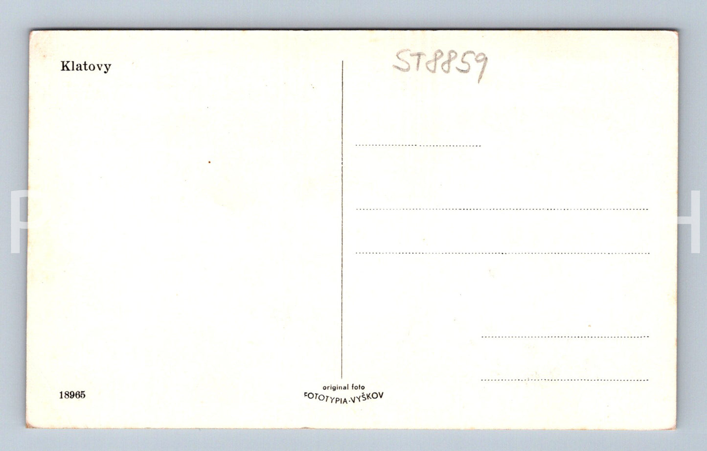 Pohlednice KLATOVY (ST8859)