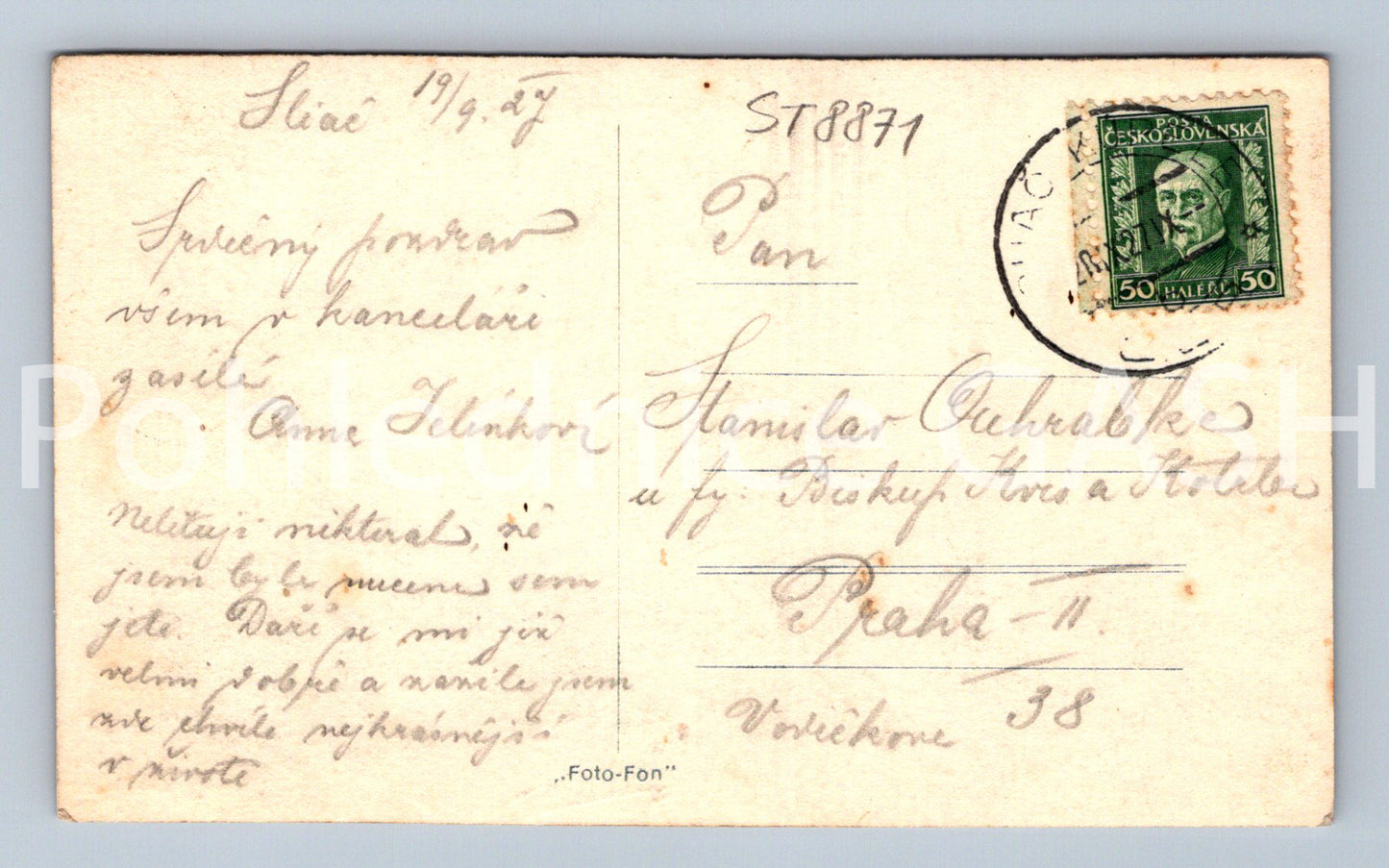 Pohlednice SLIAČ - KÚPELE (ST8871)