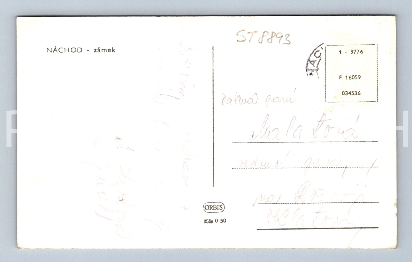 Pohlednice NÁCHOD (ST8893)