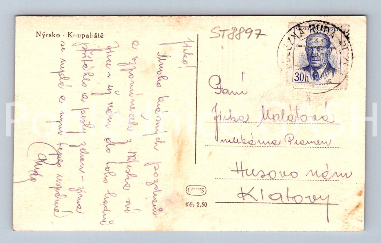 Pohlednice NÝRSKO (ST8897)