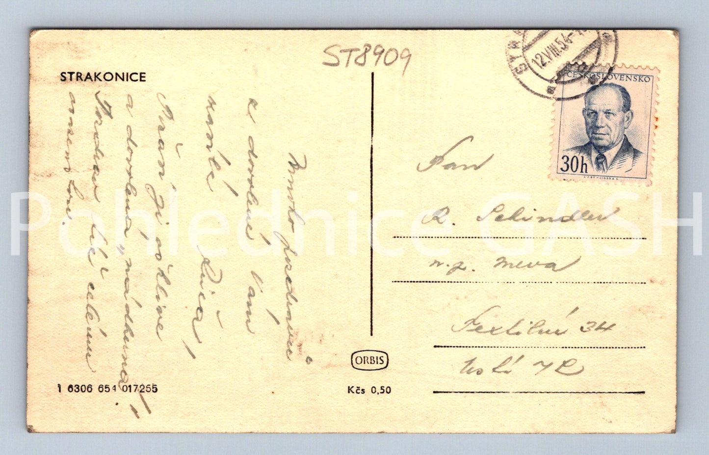 Pohlednice STRAKONICE (ST8909)