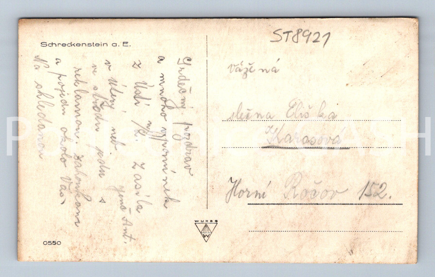 Pohlednice SCHRECKENSTEIN (ST8921)