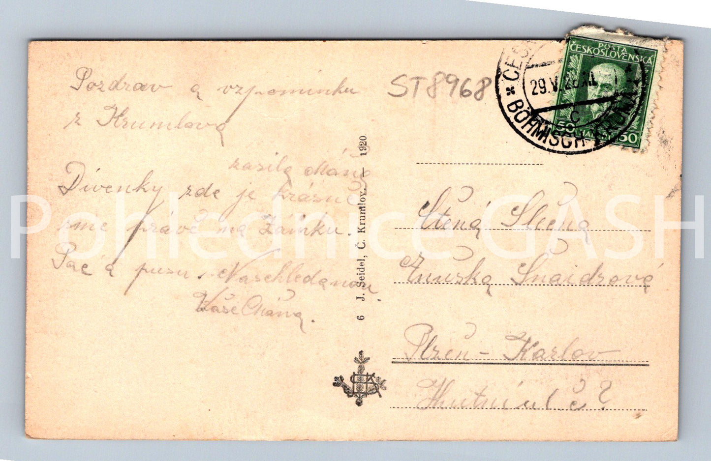 Pohlednice KRUMLOV (ST8968)