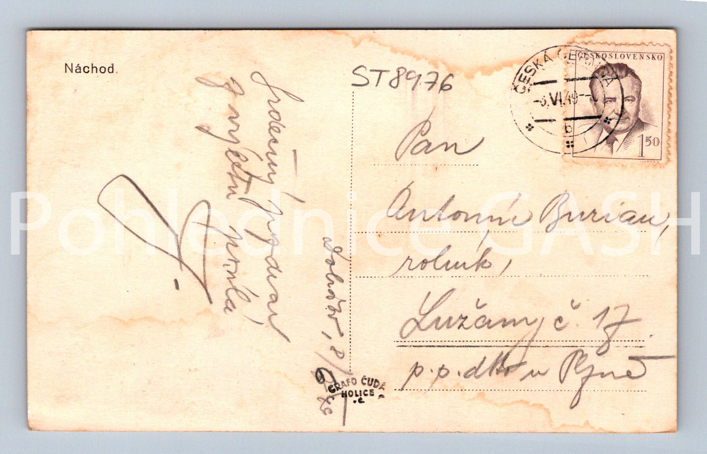 Pohlednice NÁCHOD (ST8976)