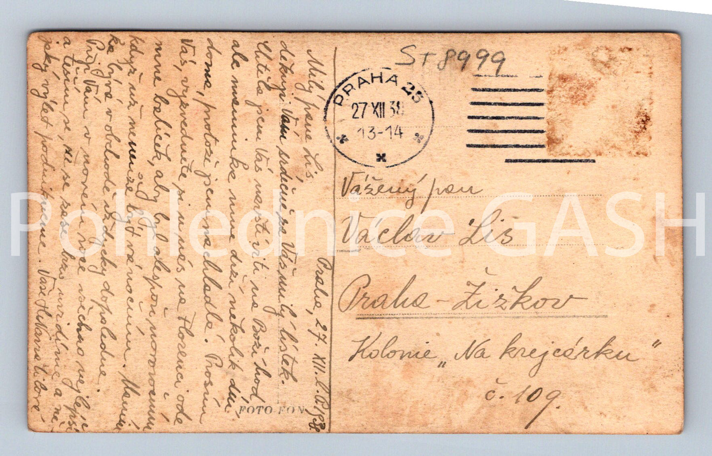 Pohlednice ŠUMAVA (ST8999)