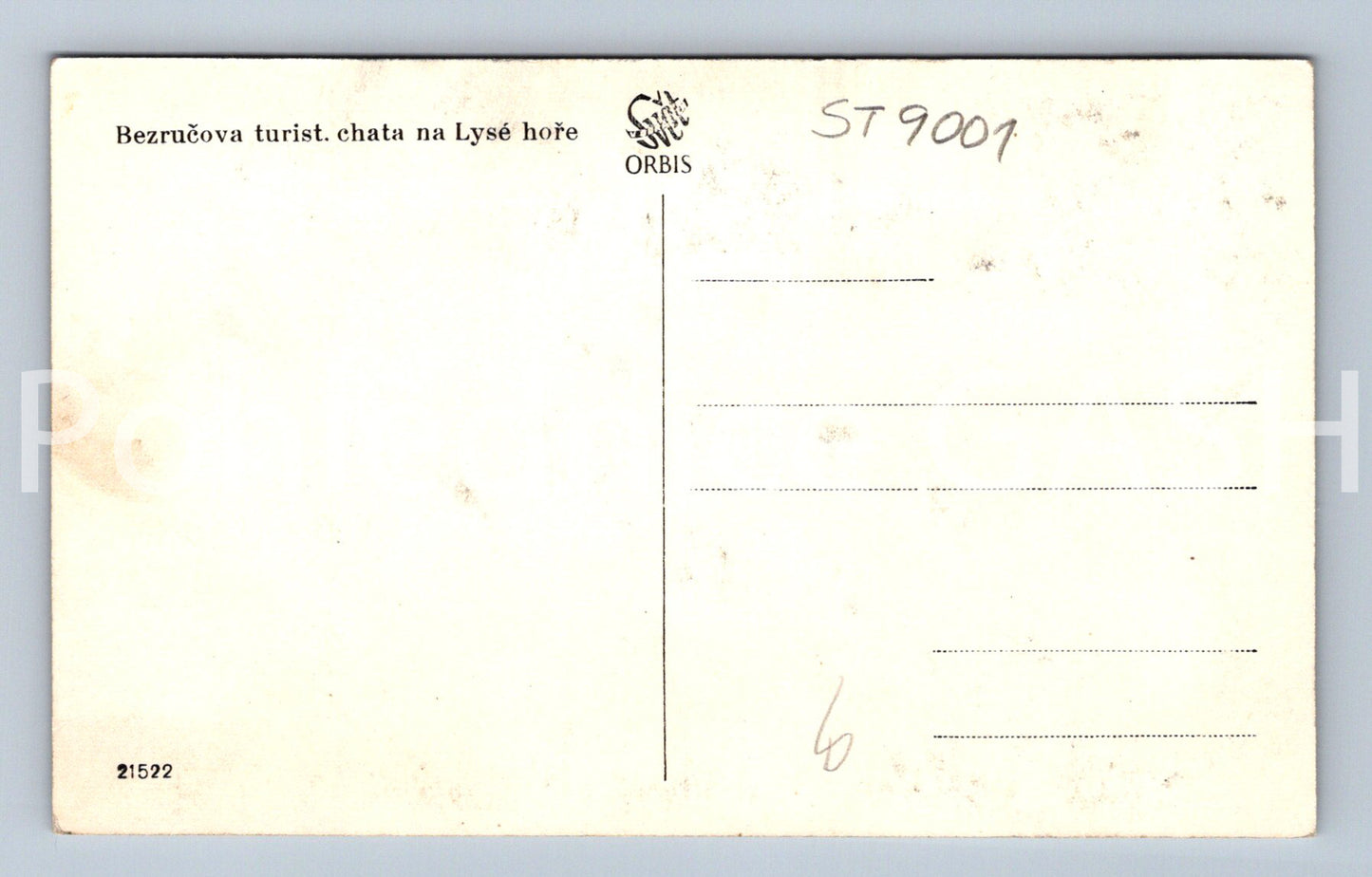 Pohlednice LYSÁ HORA (ST9001)