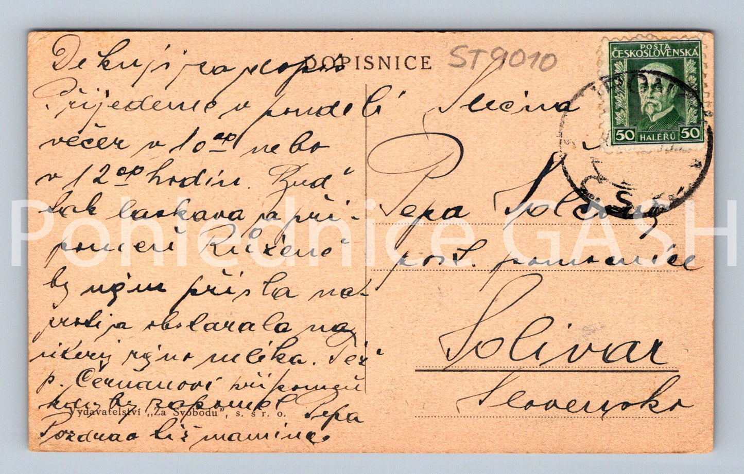 Pohlednice PRAHA (ST9010)