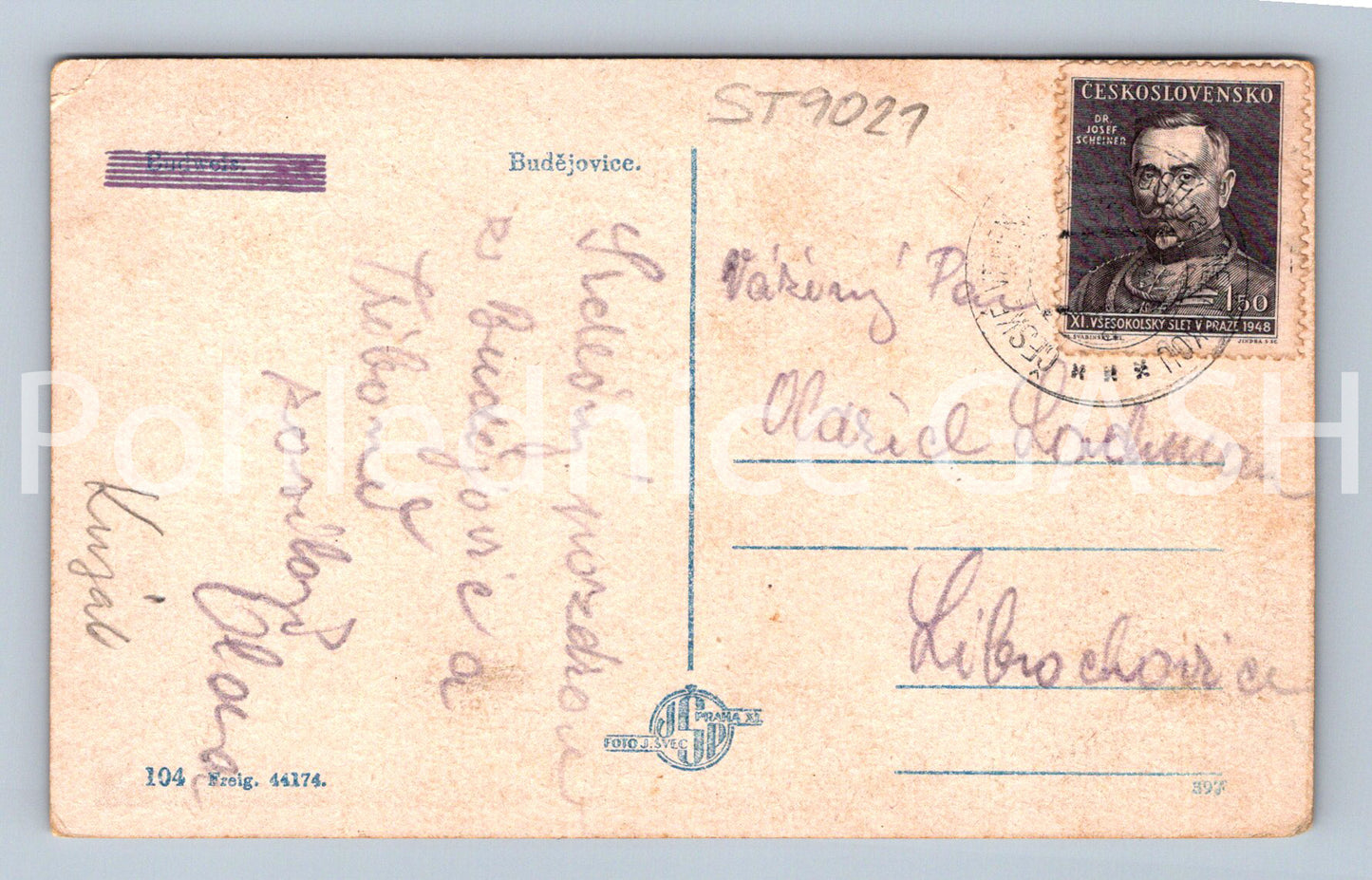 Pohlednice BUDĚJOVICE (ST9021)