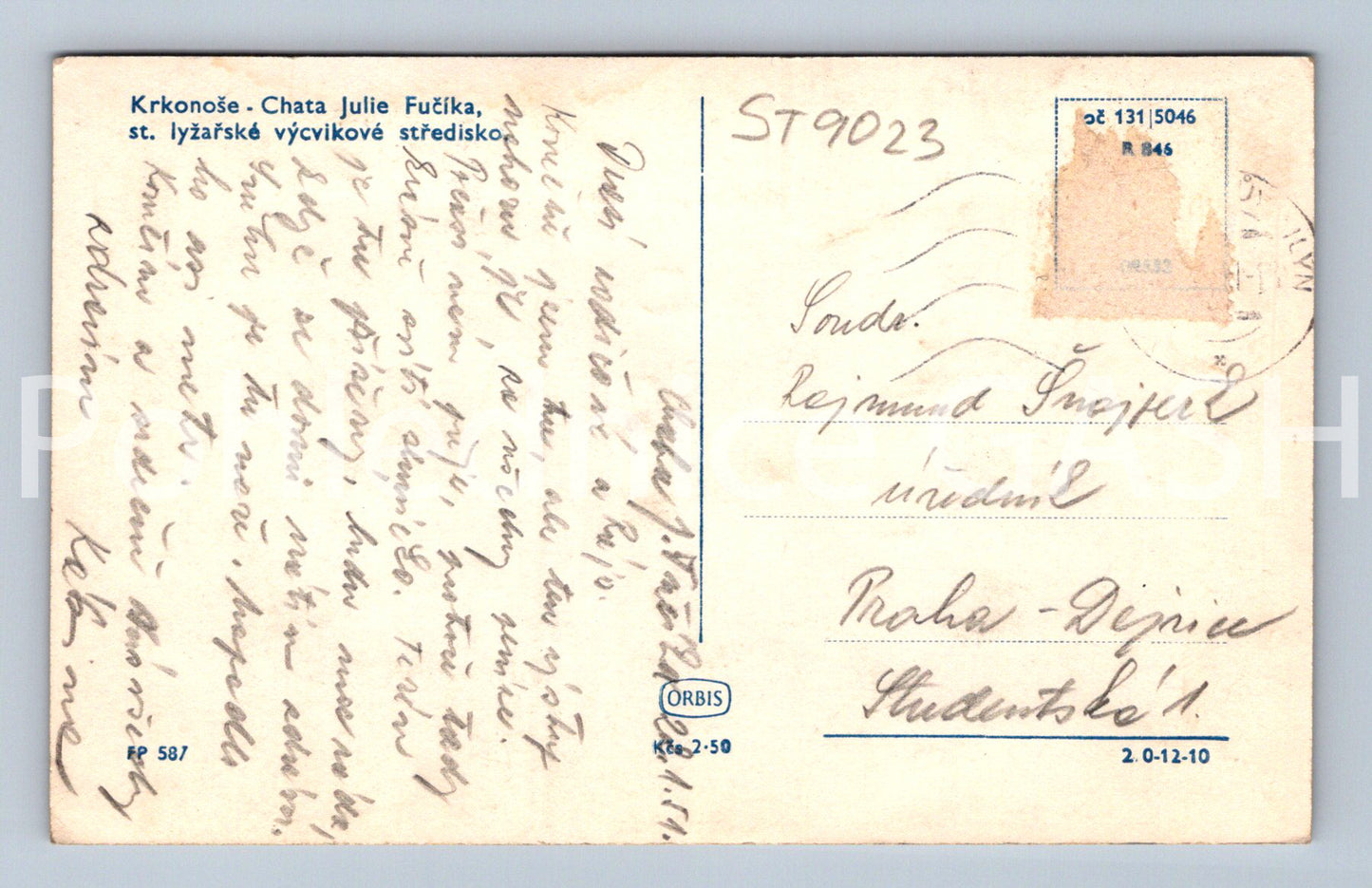 Pohlednice KRKONOŠE (ST9023)