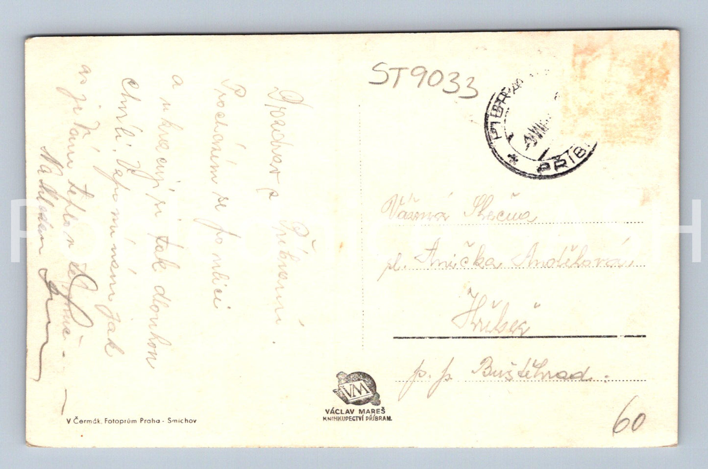 Pohlednice PŘÍBRAM (ST9033)