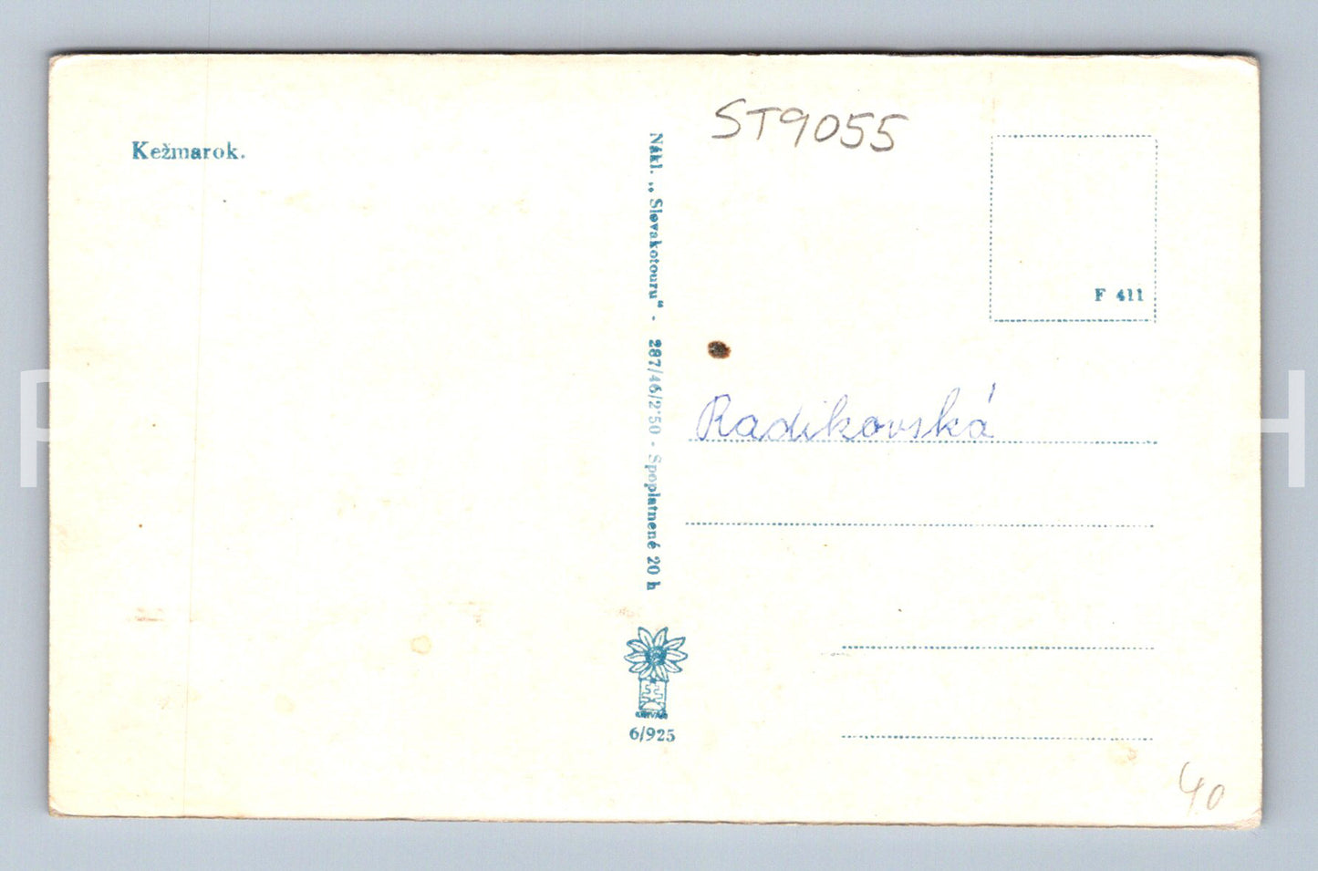 Pohlednice KEŽMAROK (ST9055)