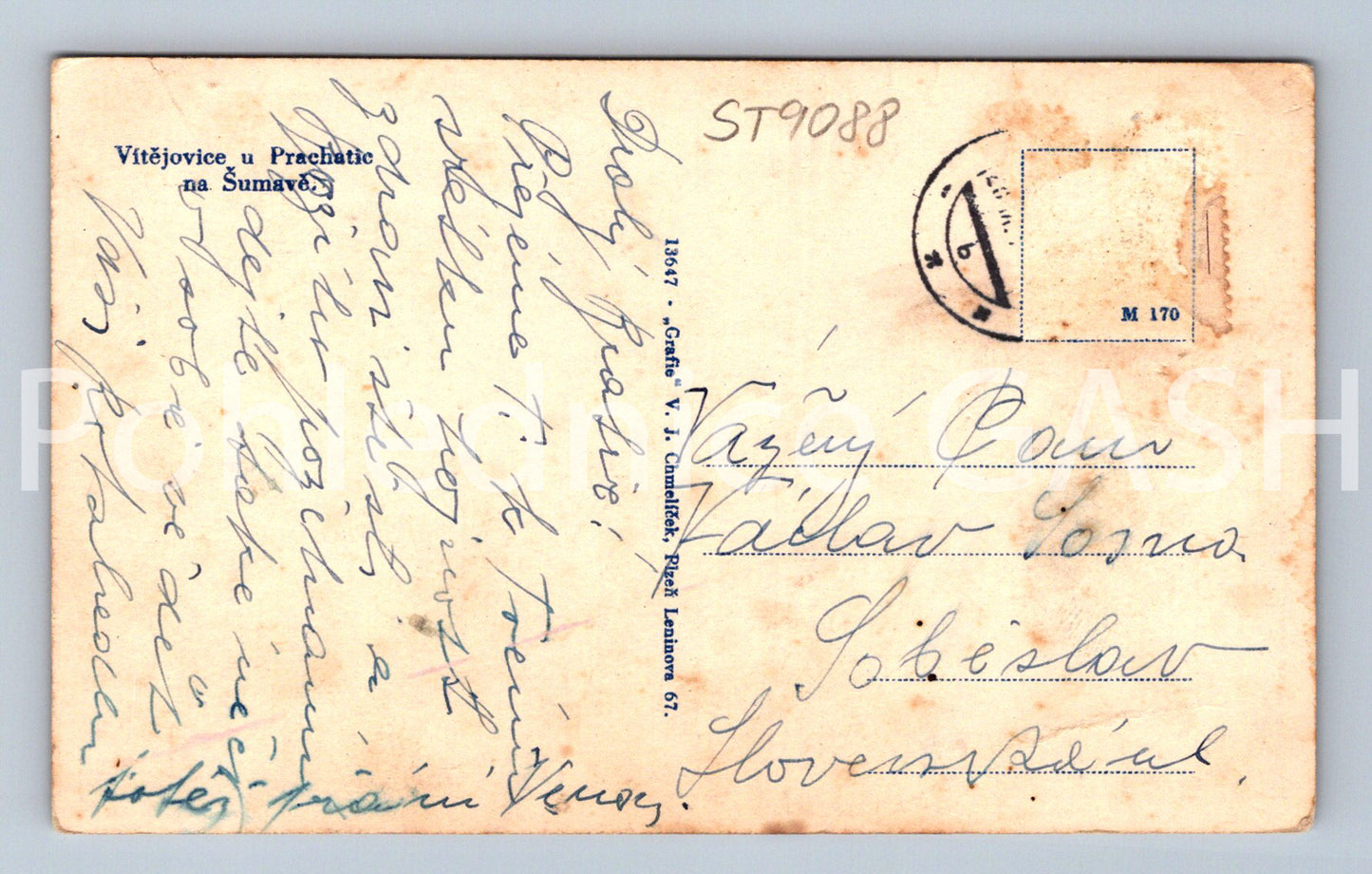 Pohlednice PLZEŇ (ST9088)