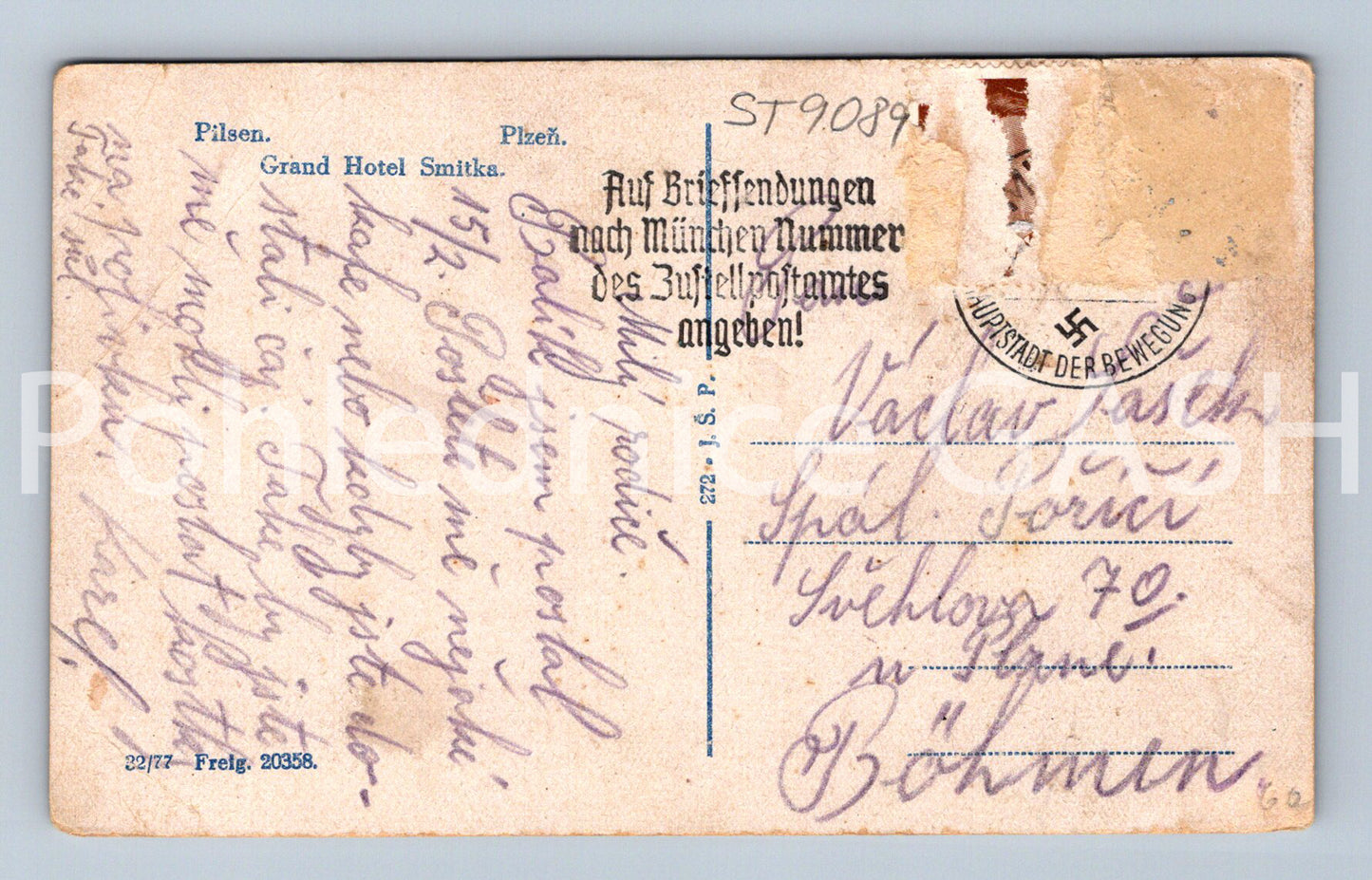 Pohlednice PLZEŇ (ST9089)