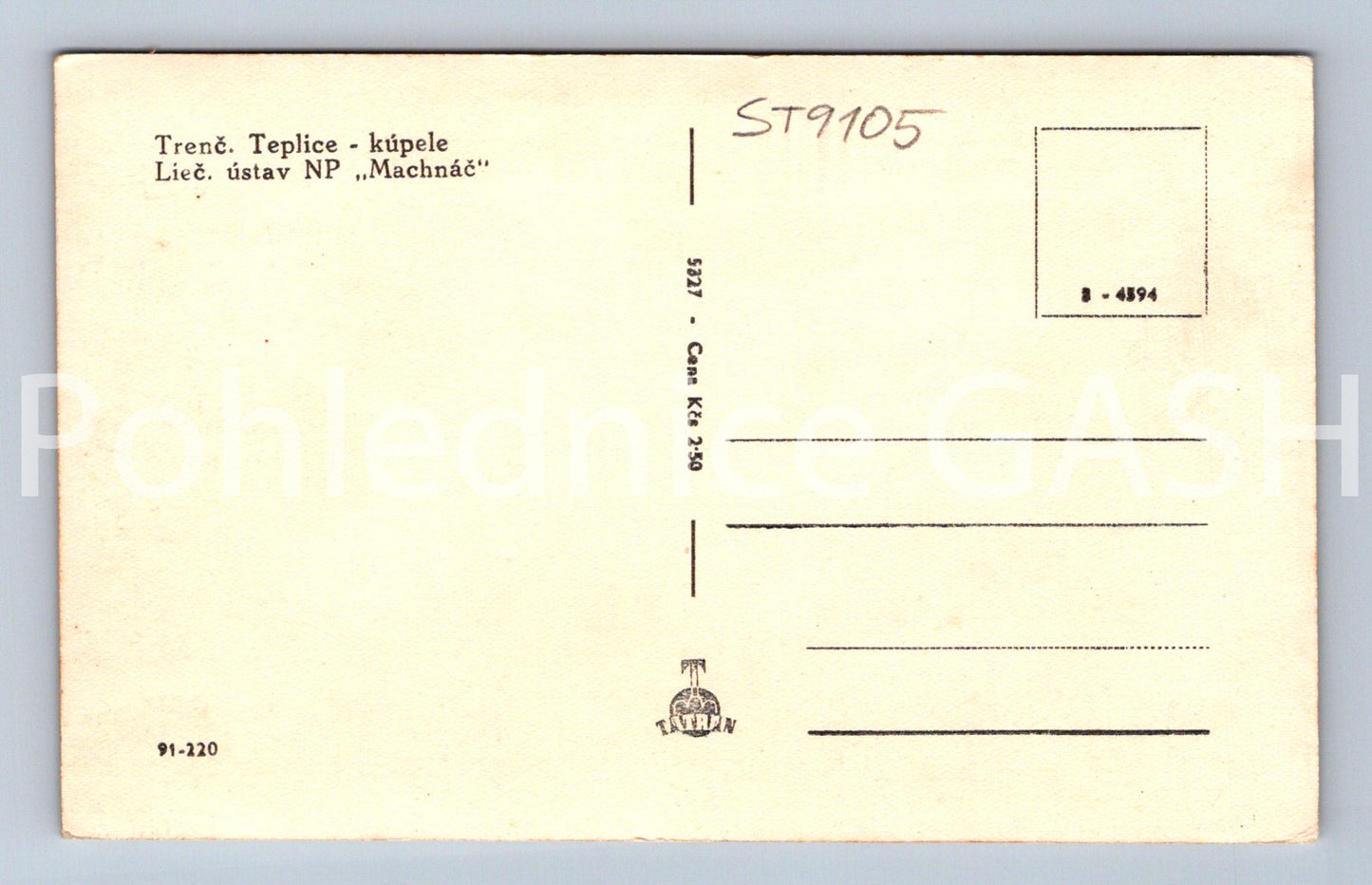 Pohlednice TRENČ. TEPLICE (ST9105)