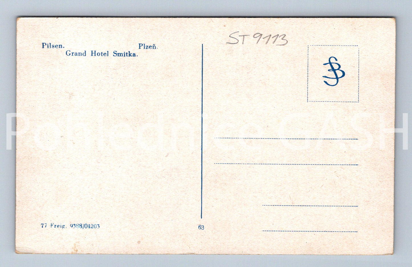 Pohlednice PLZEŇ (ST9113)