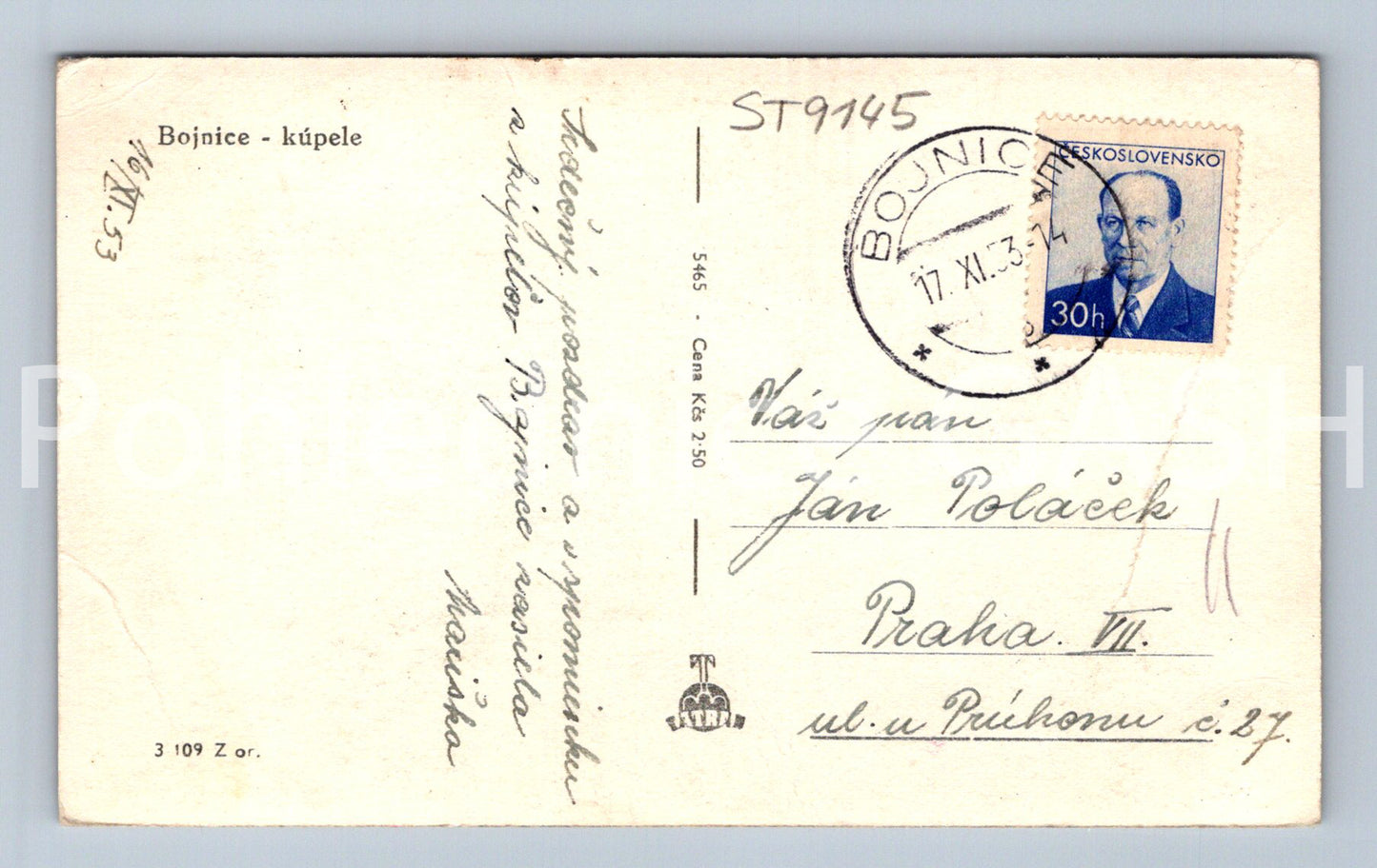 Pohlednice BOJNICE (ST9145)