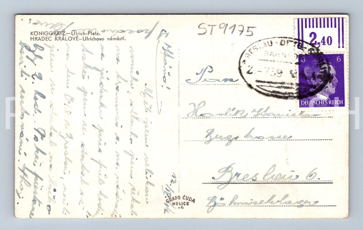 Pohlednice HRADEC KRÁLOVÉ (ST9175)