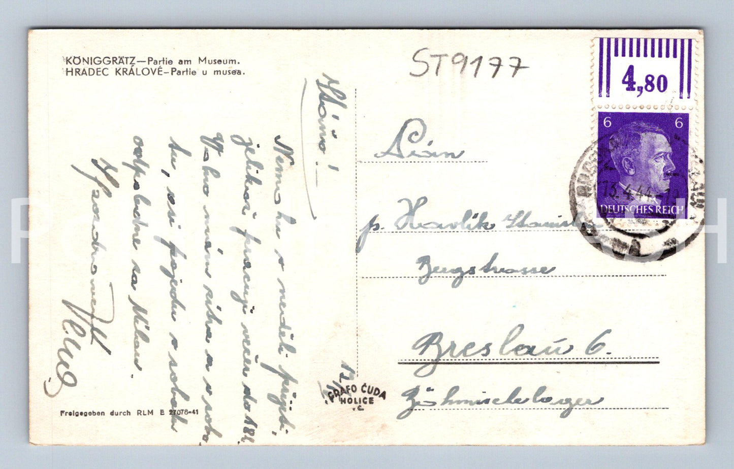 Pohlednice HRADEC KRÁLOVÉ (ST9177)