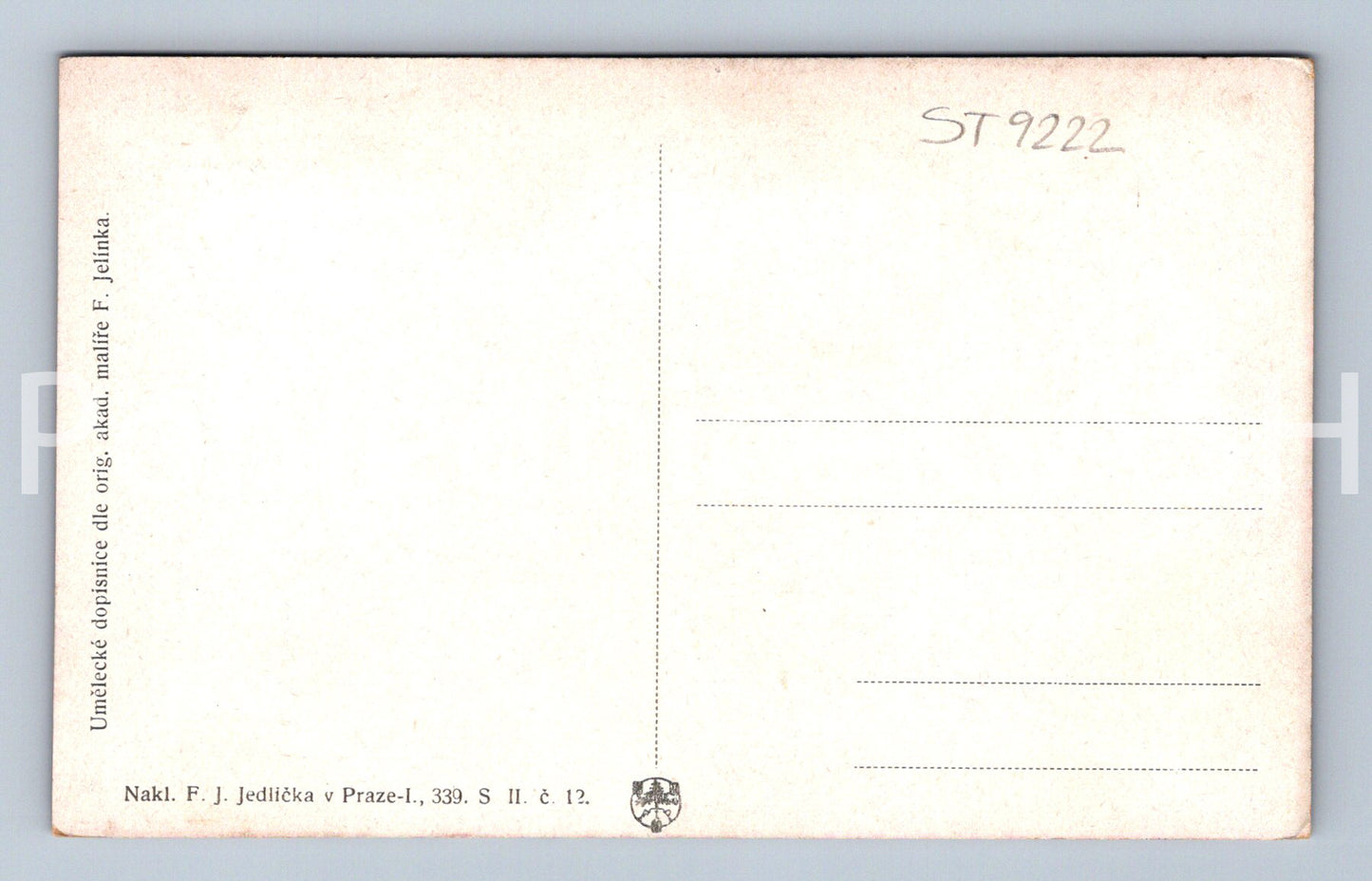Pohlednice PRAHA (ST9222)
