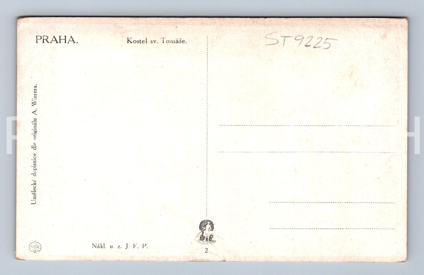Pohlednice PRAHA (ST9225)